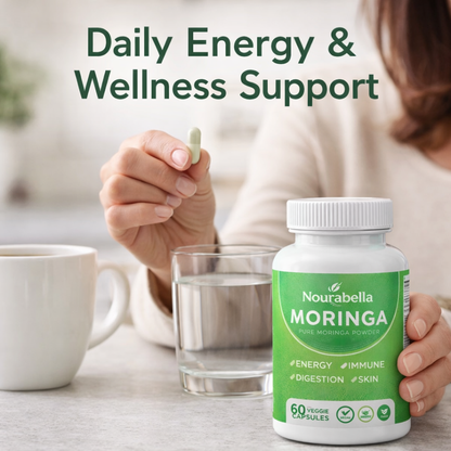 Organic Moringa Capsules - Relieve Joint Pain and Promote Energy Production