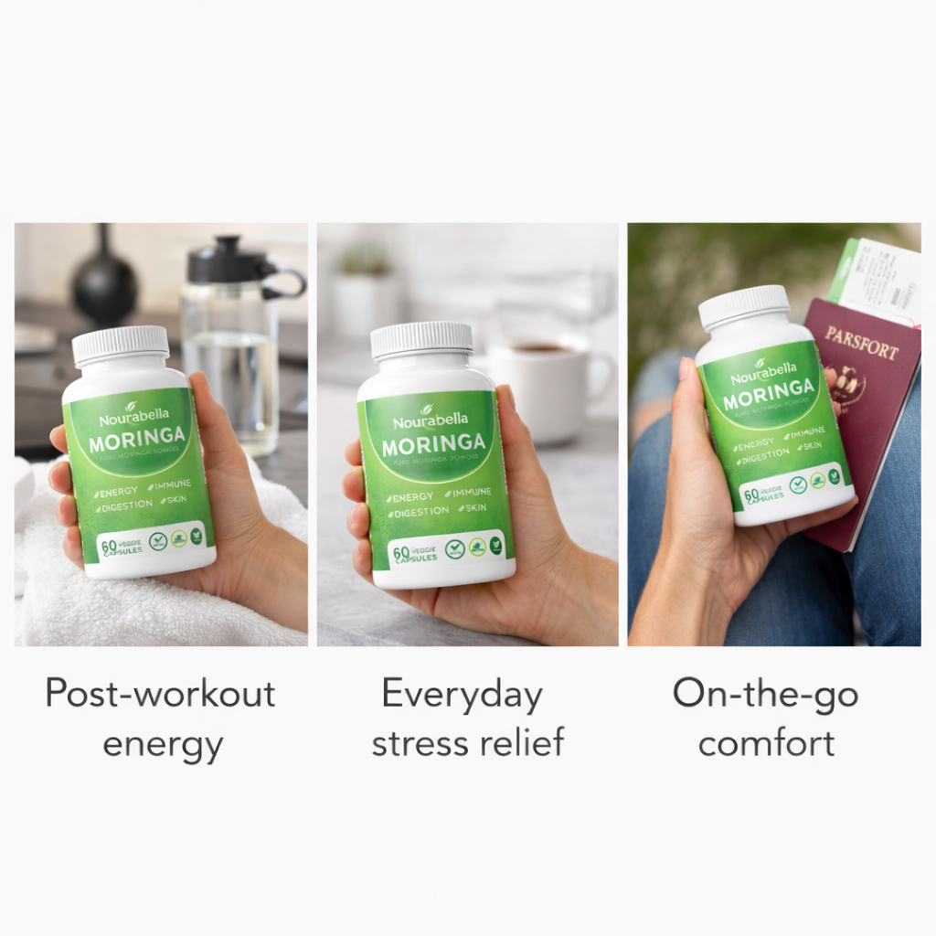 Organic Moringa Capsules - Relieve Joint Pain and Promote Energy Production